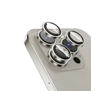 IPhone用3Dカメラレンズスクリーンプロテクター151413カメラ強化ガラス1312promaxレンズフィルムスクリーンプロテクター