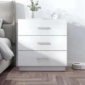 Luxo Nordic Quarto Gaveta Armazenamento mesa de cabeceira de madeira com gavetas moderna Nightstand Sinterizado Bed Side Table