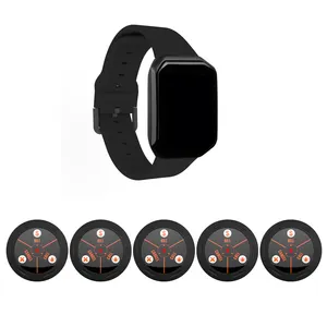 Sistema de Llamada Inalámbrico para Restaurantes BYHUBYENG, Reloj Impermeable, Comunicación FSK de Largo Alcance, Garantía de 12 Meses, Opciones en Negro/Rojo - Product Image 1