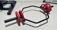 1.2m Squat Bar Haltérophilie Haltère Stand Durable En Acier Hexagonal Bar Formation Poids Libres pour Hard Pull Stand Bar