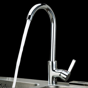 Grifo de Cocina Monomando Moderno con Válvula de Cerámica, Rotación de 360 Grados, Montaje en Encimera - Product Image 1