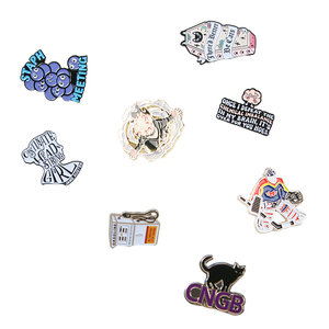 High Quality Custom Enamel <b>Pins</b> Bulk Wholesale Zinc Alloy Metal Brooch Hard Enamel Lapel Badge for Collection - Product Image 1