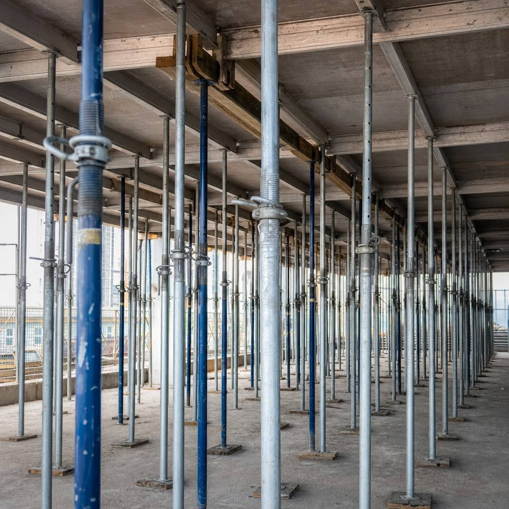 U Head Shoring Prop Electro-Galvanized Acrow U Fork Scaffolding Steel Prop Accessories for Residential Building Construction · image 5