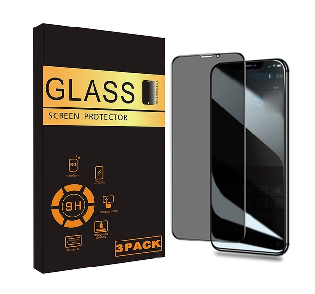 Privacy Screen 9H Tempered Glass Phone Protector for iPhone 16 Pro Max 15 14 13 12 11 Protectors for Samsung Huawei Xiaomi