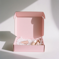 Boîte d'emballage cosmétique pour manucure, boîte de maquillage pour avion, boîte en carton pour e-commerce, carton d'expédition, emballage cadeau