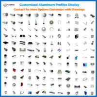 Profils en alliage d'aluminium personnalisés avec solutions de découpe et de dessin de précision CNC |   Approvisionnement direct d'usine