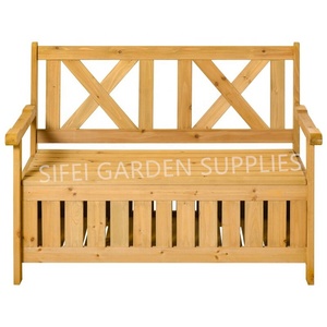 <strong>Garden</strong> <strong>Wooden</strong> <strong>Storage</strong> <strong>Bench</strong> Patio Long <strong>Bench</strong> <strong>With</strong> <strong>Storage</strong> - Product Image 4