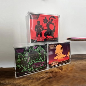 Estuche Magnético de Lucite de 5 mm para Caja de Entrenador Élite (ETB), Soporte de Almacenamiento y Exhibición de Acrílico Transparente de Primera Calidad para Paquetes de Cartas Coleccionables TCG - Product Image 3