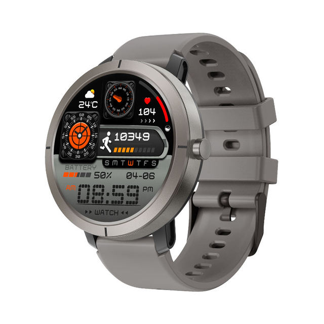 2026 Smart Watch DM76 Compass Altitude 1.32" Amoled Screen 5ATM Waterproof Men Sport Fitness Smartwatch 500mAh Battery with GPS