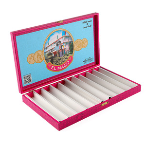 Tùy chỉnh Humidor xì gà box10 khe MDF hộp giấy nhà sản xuất bán buôn - Product Image 1