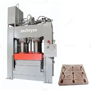 Máquina da bandeja de madeira da imprensa quente/alta máquina comprimida da paleta da serra