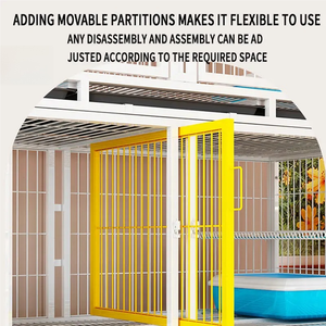 Vente en gros de cages pour animaux de compagnie en fil métallique soudé, 3 étages, 6 portes, plusieurs tailles, pour l'élevage de chats, <span class=keywords><strong>grande</strong></span> <span class=keywords><strong>cage</strong></span> pour chat, petite <span class=keywords><strong>cage</strong></span> pour chat - Product Image 2