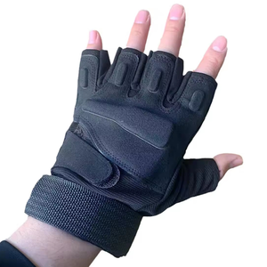 Gants tactiques de protection, demi-doigts, pour le sport, la randonnée, le vélo et le cyclisme - Product Image 1