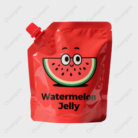 Sac compostable personnalisé de poche de bec de cornue de liquide de boisson 100ml 200ml 350ml poche debout pour l'emballage alimentaire de jus de mangue