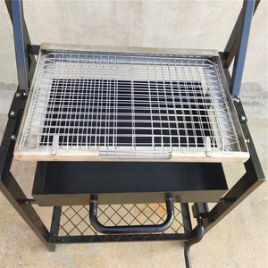 Panier de rôtisserie fait <span class=keywords><strong>maison</strong></span> sur mesure en gros, pour grillades au charbon de bois, fumoir, barbecue - Product Image 2