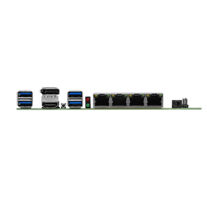 Bkhd mới 12 13 14 Intel i3 i5 i7 I9 lga1700 4 * LAN 2.5g 8 * SATA q670 NAS Bo mạch chủ ITX hỗ trợ Đột kích Intel vPro - Product Image 5