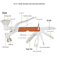 Trousse d'outils de survie multifonctions pour l'extérieur du fabricant Équipement de camping d'urgence avec sac d'emballage