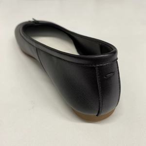 Chaussures plates décontractées pour femme en cuir d'agneau véritable, confortables, à bout large, à enfiler, style bateau, personnalisables avec logo - Product Image 5