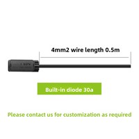 Boîte de jonction étanche IP68 de type divisé en trois parties NSPV PV-NEHP01 pour câbles de panneaux solaires photovoltaïques et accessoires de connecteurs