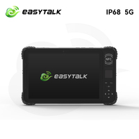 Tableta Android Resistente Easytalk B8700 5G Wi-Fi con Pantalla de 10.1 Pulgadas, Batería de 13400 mAh, Resistente al Agua IP68, Walkie-Talkie PTT/PoC, NFC