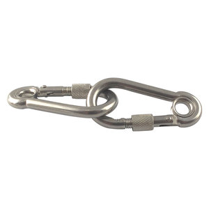 <span class=keywords><strong>Mousqueton</strong></span> en acier inoxydable DIN 5299 <span class=keywords><strong>mousqueton</strong></span> avec œillet et vis - Product Image 1