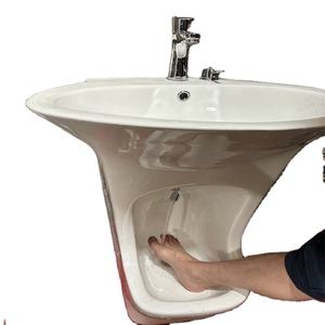 Sanitaire accessible Station de lavage lavage pied dans piédestal évier bain de pieds et de mains salle de bain mosquée évier public piédestal lavabo - Product Image 6