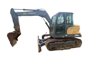 Good quality used volvo 90B mini excavators hydraulic crawler 9tons mini high performance good machine used volvo digger