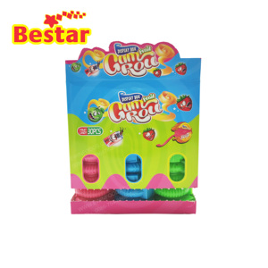 Crazy <span class=keywords><strong>Bubble</strong></span> chicle roll caja de exhibición <span class=keywords><strong>3</strong></span> sabores cinta de goma de mascar para niños <span class=keywords><strong>Bubble</strong></span> chicle - Product Image 3