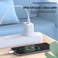 Kabel Data USB tipe-c, 5M tipe-c kabel Data tembaga murni Aksesori 6A pengisian daya Super cepat untuk ponsel komputer earphone