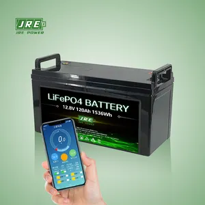 12v 120ah lithium ion LFP battery pack 12volt 100ah 240ah lifepo4 battery built in BMS off grid energy storage system marine RV