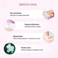 Localluway — Gel douche rafraîchissant personnalisé de 500ml, parfum Floral de pétales de fleurs, lavage de corps, hydratant pour la peau