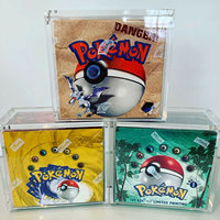 Boîte de protection en acrylique transparente sur mesure pour ETB Pokémon, vente en gros d'usine