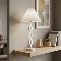 Lampe de Table Nordique Minimaliste Salon Chambre LED Chevet Étude Bureau Décoration Veilleuse USB Dimmable Éclairage de Table
