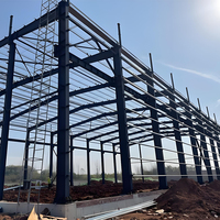 Edificios de Estructura de Acero Prediseñados de Diseño Moderno, Kit de Cobertizo de Acero Prefabricado para Oficinas y Almacenes
