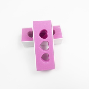 Nouveau 1000/4000 bloc tampon <span class=keywords><strong>jetable</strong></span> coeur rose OEM papier de verre <span class=keywords><strong>lime</strong></span> à ongles <span class=keywords><strong>lime</strong></span> à ongles tampon bloc tampon à ongles - Product Image 4