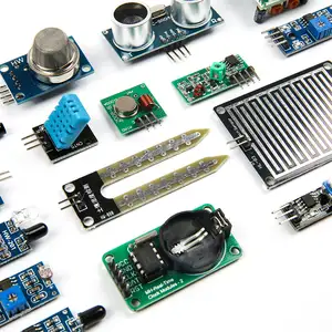 Linh kiện điện tử cho UNO Mega Nano Micro Pro Mini Leonardo 24-in-1 Nhiều màu Mô-đun cảm biến mâm xôi Set cho Arduino