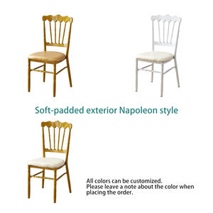 Toptan altın Chiavari istifleme sandalyesi, Modern Metal ziyafet sandalye için düğün/olay/restoran - Product Image 2