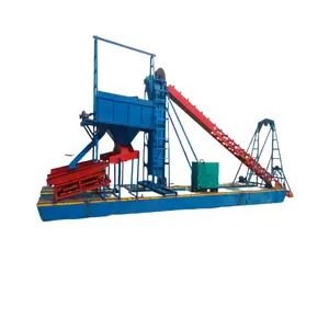 From China Chain Bucket Style Gold Dredging Equipment/ Bucket Chain Gold And Diamond Dredger