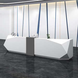 Hiện Đại Vòng Kim Cương Salon Truy Cập Độ Bóng Cao Thuộc Da Spa Bling Bling Tiếp Nhận Bục Trạm Bàn Trước Với Logo - Product Image 6