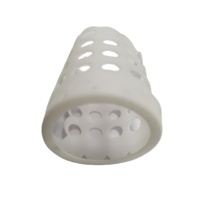 Prototypage rapide imprimé en 3D haute précision, cylindre en plastique à motif creux, service personnalisé