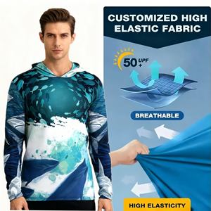 <span class=keywords><strong>Camisas</strong></span> <span class=keywords><strong>de</strong></span> <span class=keywords><strong>Pesca</strong></span> <span class=keywords><strong>de</strong></span> Manga Larga Personalizadas con Etiqueta Privada, Tallas Personalizables, Camisa <span class=keywords><strong>de</strong></span> <span class=keywords><strong>Pesca</strong></span> Pelágica con Capucha para Hombre - Product Image 1
