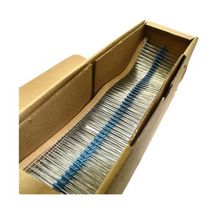 Résistance à film métallique bricolage 1/4W série 1R ~ 2.2M 1% résistance 10K 22K 47K 100K 10 220 <span class=keywords><strong>1K5</strong></span> 100R 220R 1K 1.5K 2.2K 4.7K 4K7 <span class=keywords><strong>Ohm</strong></span> - Product Image 1