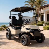 Voiturette de golf électrique Cypress Forest 2, 4 ou 6 places, moteur AC 72V 7.5KW, batterie au lithium, pour le nettoyage des vergers, compatible avec les outils de débroussaillage, de broyage et de ramassage