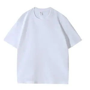 Custom T Shirts Oversized Cotton T-shirt Polyester Men's Clothing Tshirt 300 Gsm T-shirt With Print No Logo T Shirt