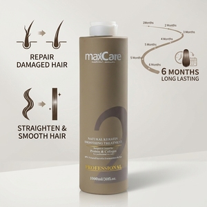 Trattamento Lisciante per Capelli con Cheratina Brasiliana Maxcare di Qualità Professionale, 1000ml, per Capelli Afro - Product Image 2