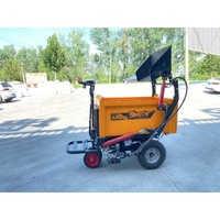 Tricycle à main pliable électrique OFEITE, capacité 1 tonne, avec benne basculante
