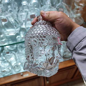 ขวดเครื่องดื่มแก้วขนาด700มล. พร้อมฝาเกลียวโลหะฝาพลาสติกสำหรับวิสกี้ที่มีรูปทรงคล้ายกระบอกสำหรับเครื่องดื่ม XO - Product Image 5