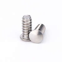 Stainless Steel Round Head Flat Tail Self Tapping Screws, Metric Pan Head Self-drilling Fasteners for Sheet Metal