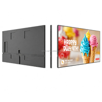Pantalla LCD con CMS, Marco Delgado, para Montaje en Interiores, Menú Digital para Cafetería, Restaurante, Tienda