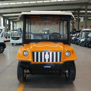 Livraison gratuite voiturette de golf relevée 4 + 2 passagers voiturette de golf avec sièges extérieur 4 + 2 sièges à vendre - Product Image 6